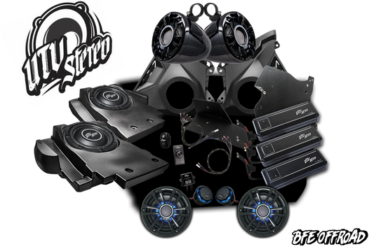 UTV Stereo 2024+ Can-Am Maverick R Stage 8 Signature Stereo Kit Speakers 2600W