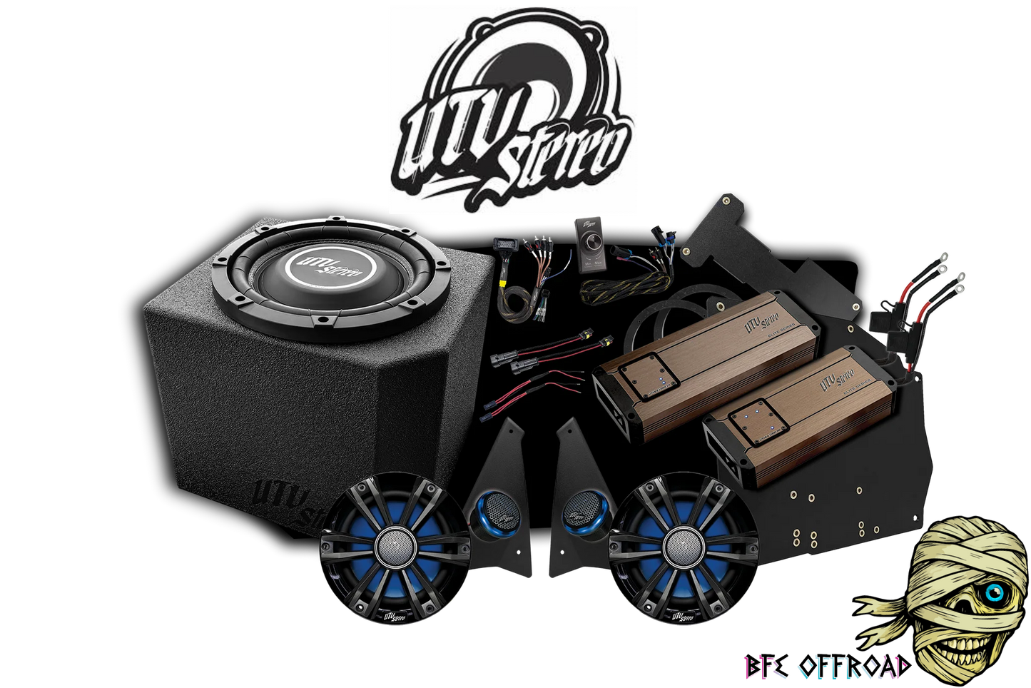 UTV Stereo POLARIS RANGER 1500 XD Stage 7 RIDE COMMAND Stereo Kit