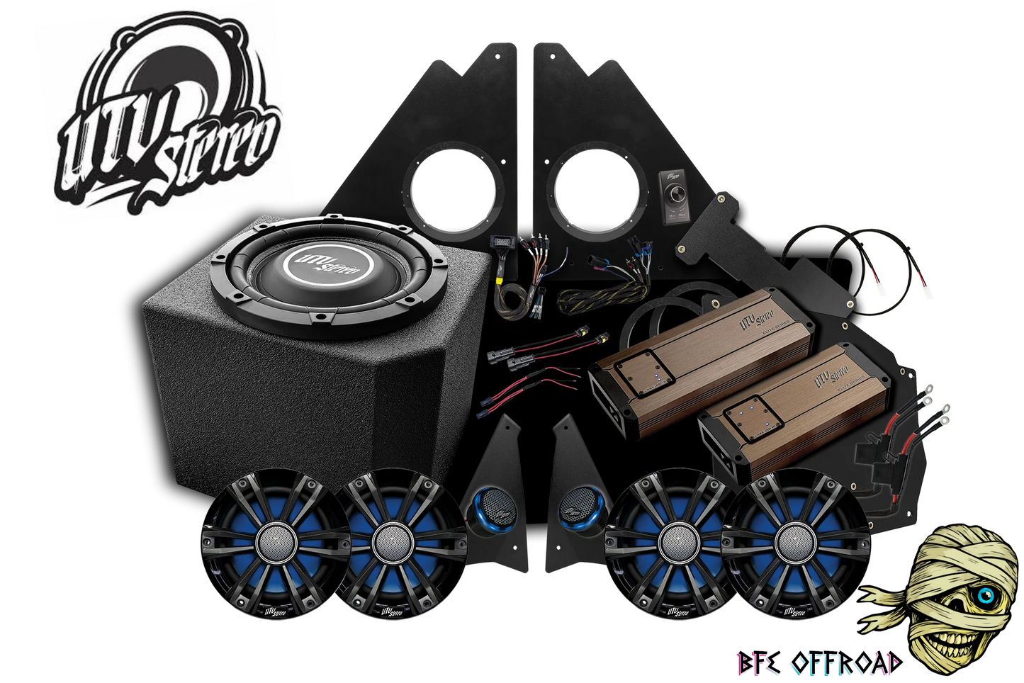 UTV Stereo POLARIS RANGER 1500 XD Stage 7 RIDE COMMAND Stereo Kit