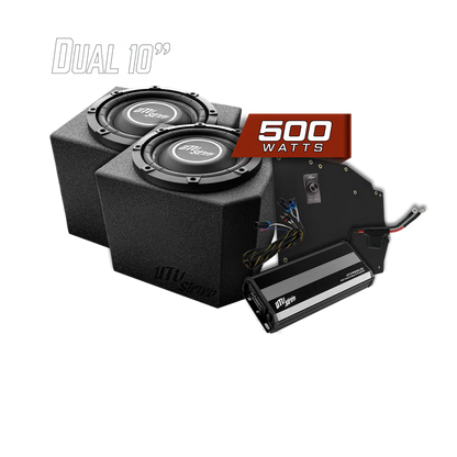 DUAL SUBWOOFER KIT WITH 500 WATTS 