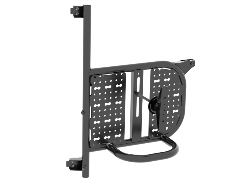 White Top Adventures Mercedes Sprinter 2019+ Rear Tire Carrier with Mo ...