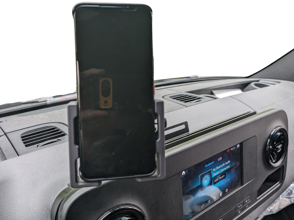 WHITE TOP ADVENTURES SPRINTER DASH ACCESSORIES AND PHONE MOUNTING SYSTEM