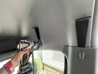 WHITE TOP ADVENTURES 2007-2018 SPRINTER HEADLINER SHELF INCLUDES CURTAIN ROD AND LINER