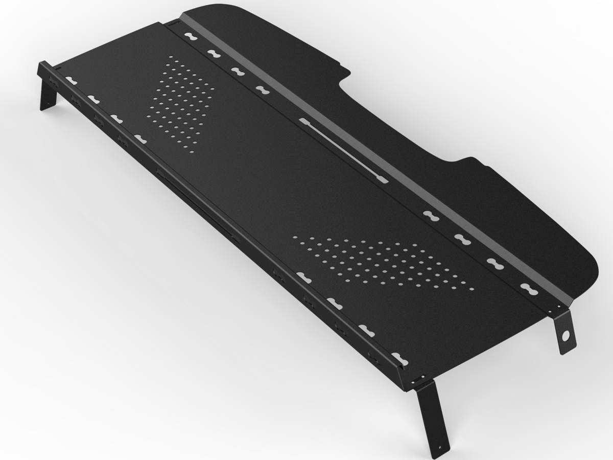 WHITE TOP ADVENTURES MERCEDES SPRINTER HEADLINER SHELF WITH L TRACK 2019+