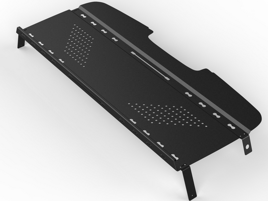 WHITE TOP ADVENTURES MERCEDES SPRINTER HEADLINER SHELF WITH L TRACK 2019+