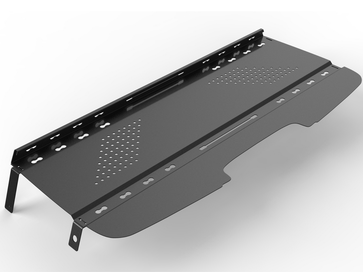 WHITE TOP ADVENTURES MERCEDES SPRINTER HEADLINER SHELF WITH L TRACK 2019+