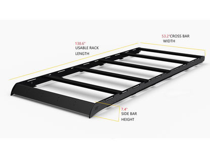 White Top Adventures MERCEDES SPRINTER 144" HIGH ROOF STRATA ROOF RACK