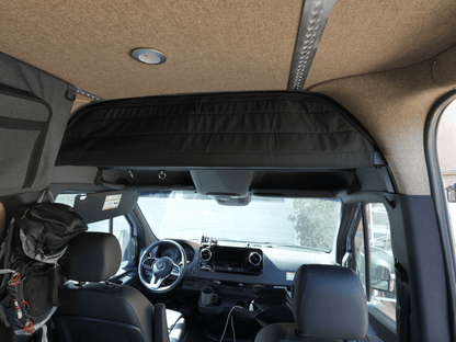 White Top Adventures Mercedes SPRINTER HEADLINER SHELF COVER