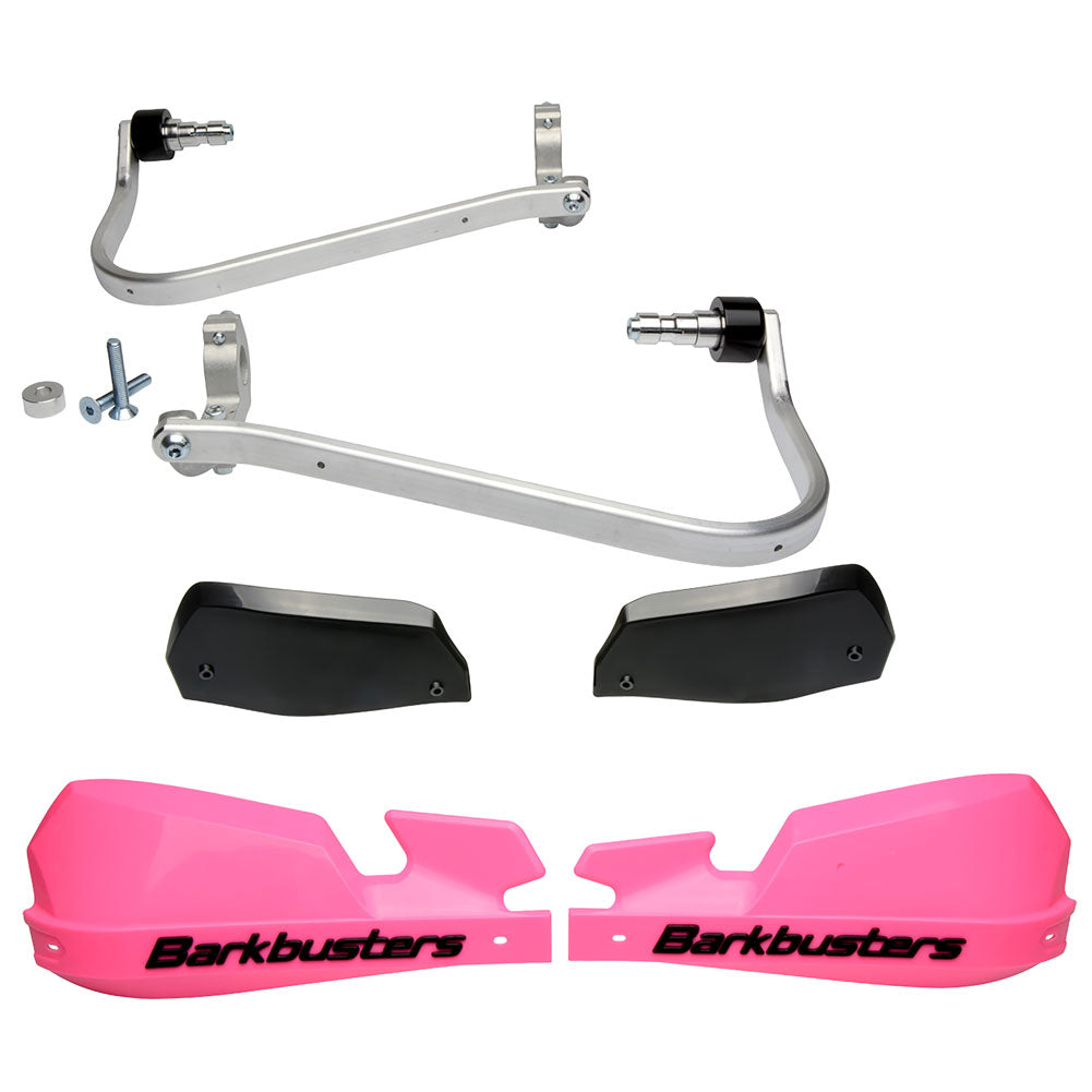 Barkbusters VPS Two Point Mounted Handguard Kit Yamaha Tenere 700 2019-2025 Pink