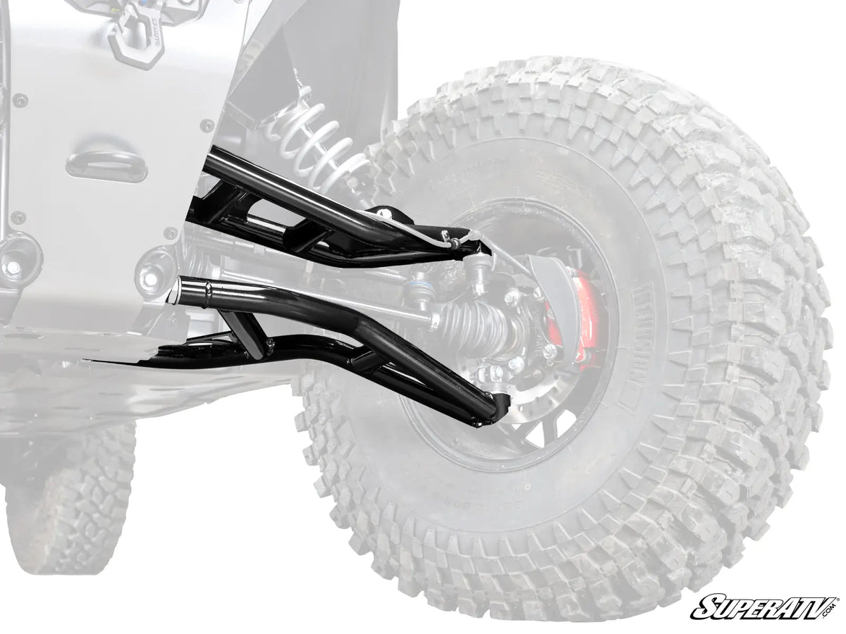 A Arms installed on white background
