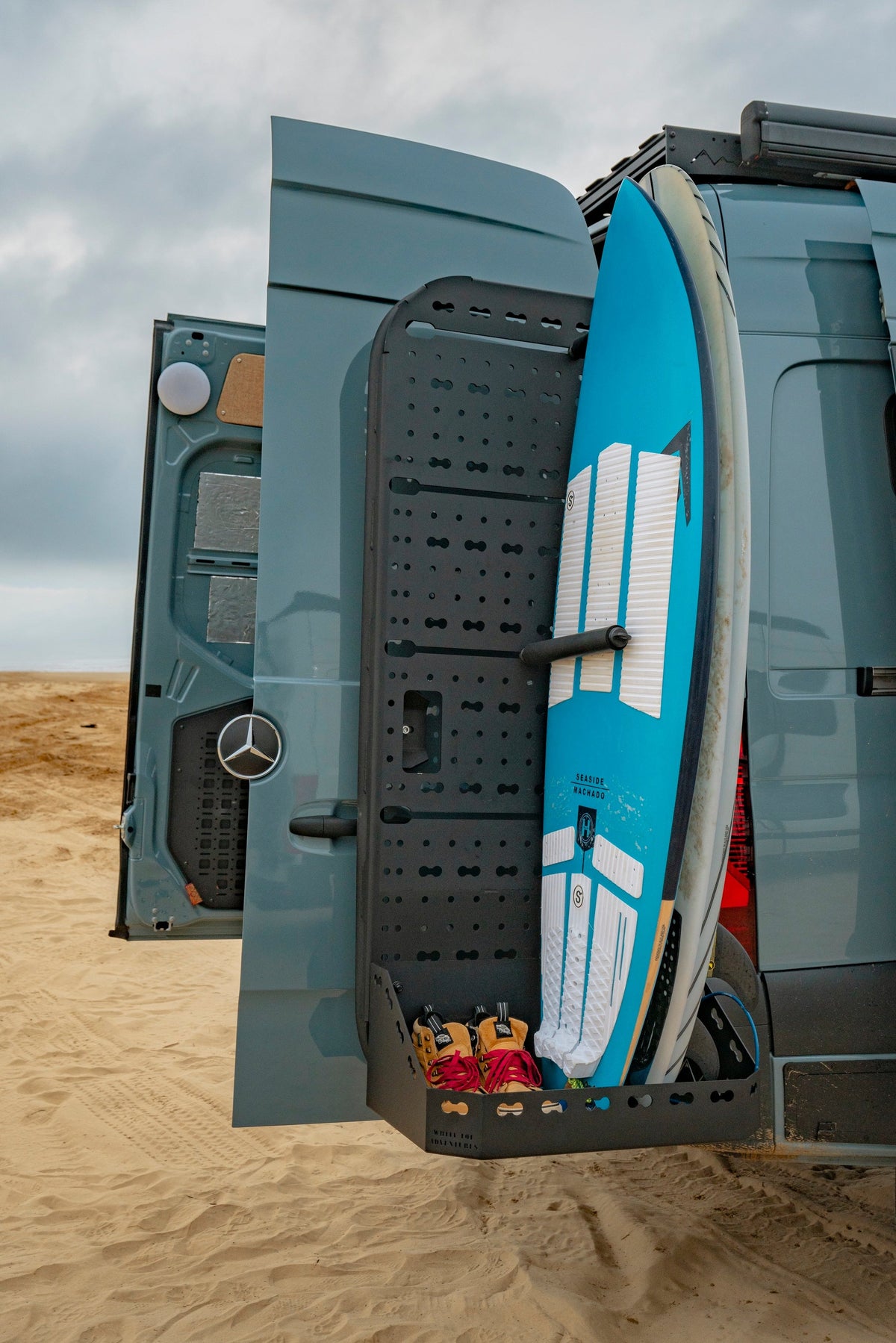 Sprinter Rear Door Atlas Storage Rack | Passenger Side