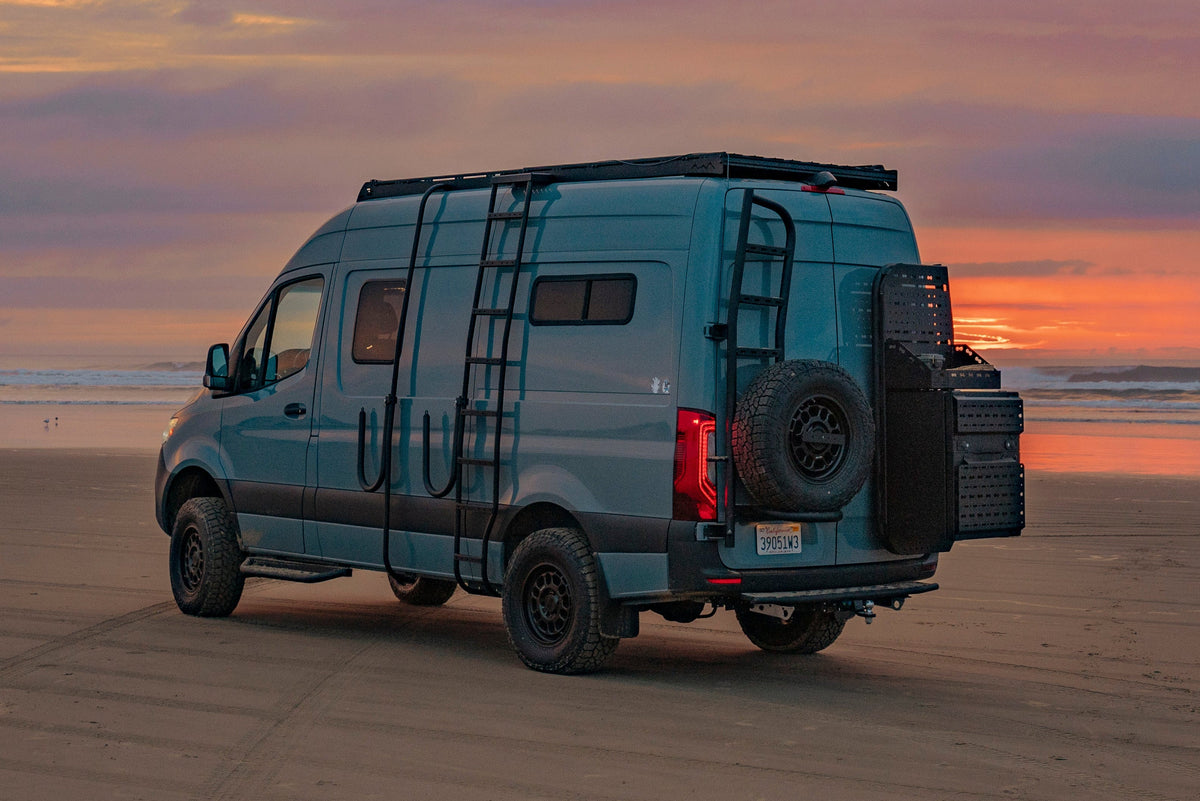 Sprinter Rear Door Atlas Storage Rack | Passenger Side