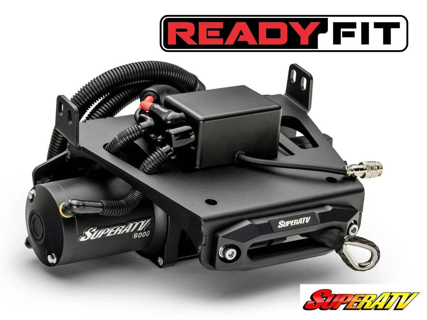 SuperATV Ready-Fit Winch Plug & Play W Mount Honda Talon 1000R 1000X X4 R4