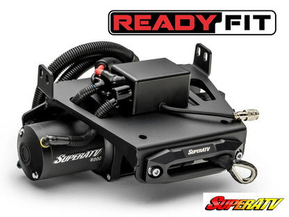 SuperATV Ready-Fit Winch Plug & Play W Mount Honda Talon 1000R 1000X X4 R4