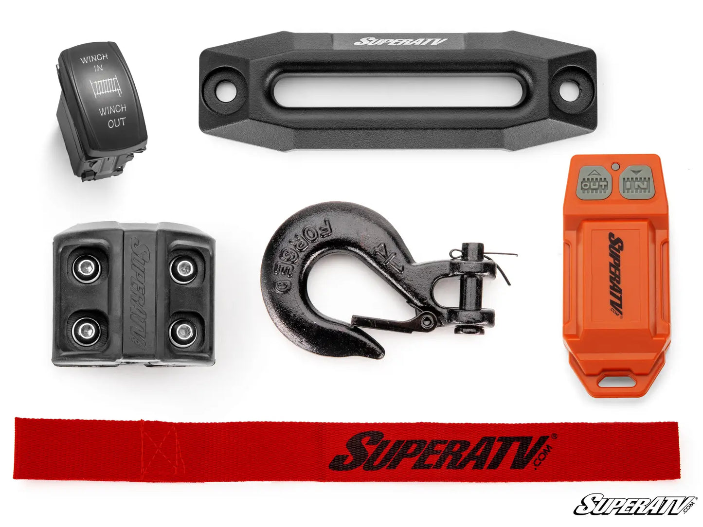 SuperATV Ready-Fit Winch Plug & Play W Mount Honda Talon 1000R 1000X X4 R4 accessories included