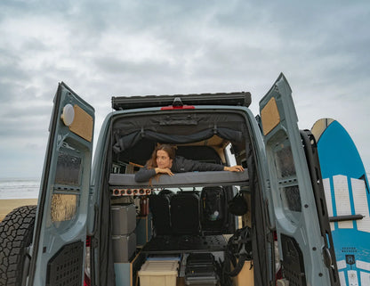 Ford Transit Van Flex-Track™ 4-Panel  All Aluminum Platform Bed System