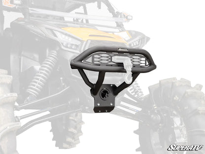 Black protective bumper on a SuperATV branded ATV