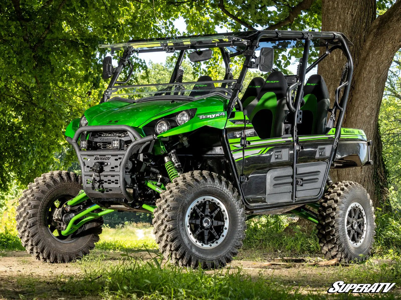 full utv view with bumper mounted