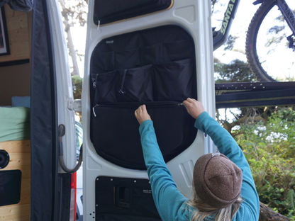 White Top Adventures Mercedes Sprinter Middle Rear Door Storage Panels (Pair)