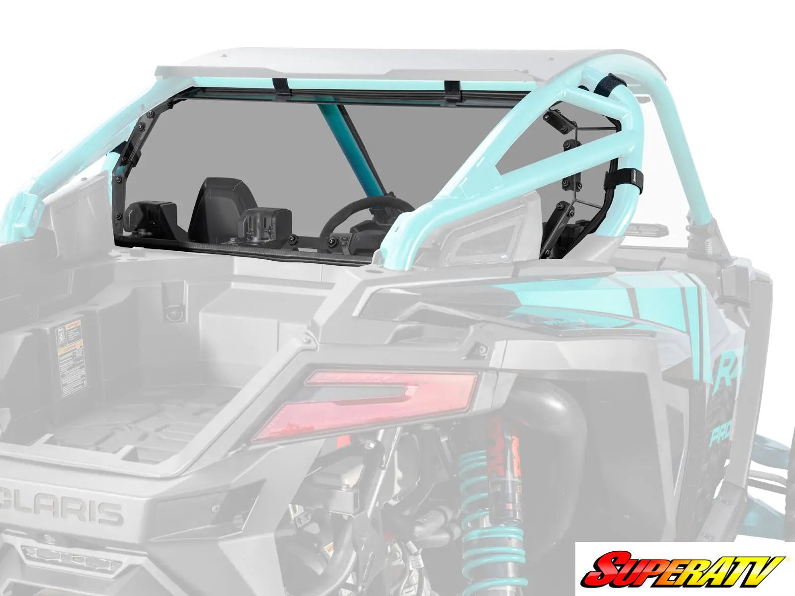 SuperATV Rear Window Tinted Windshield Dust Kit Fits: POLARIS PRO S ...