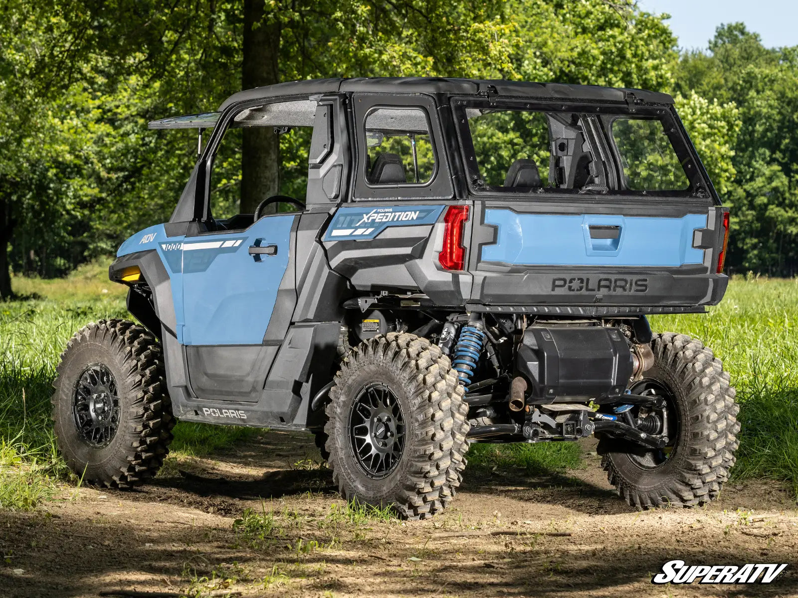 SuperATV Atlas Pro Rear Hi Clearance A Arms Arm Set of 4 Polaris Xpedition 2024+ Side View