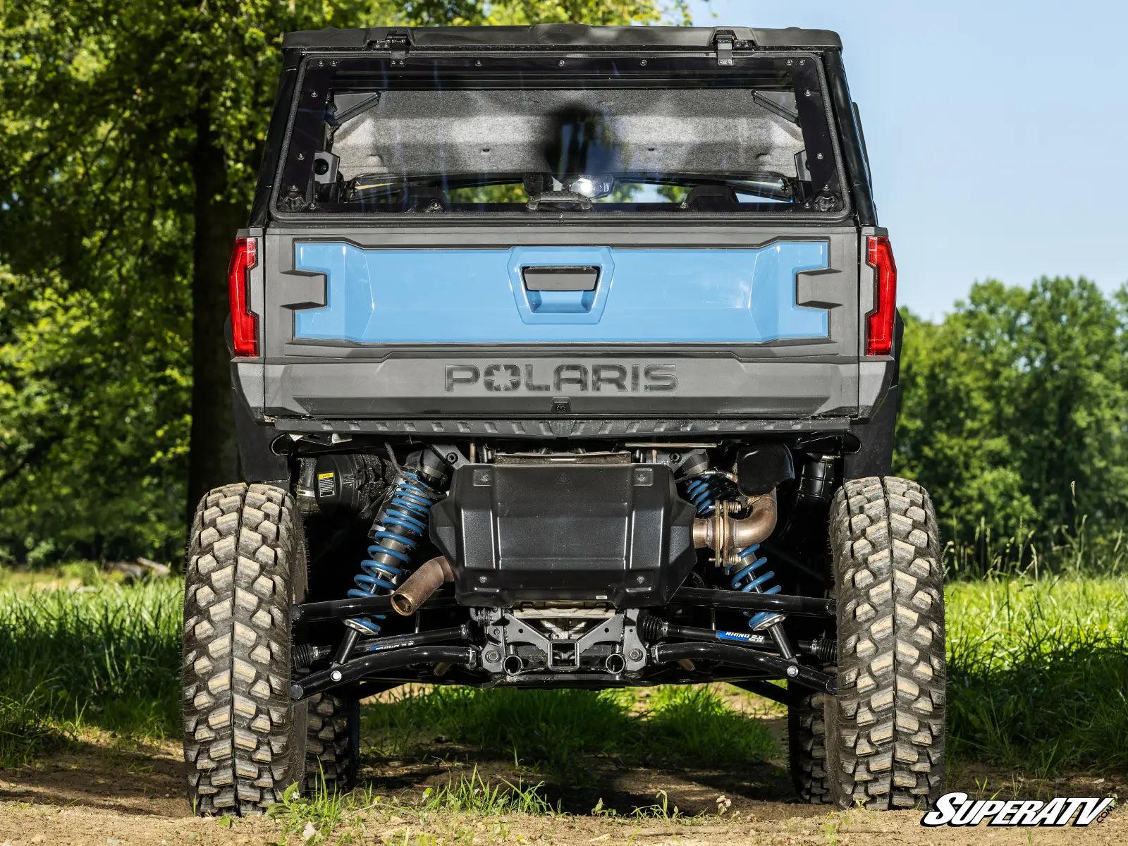 SuperATV Atlas Pro Rear Hi Clearance A Arms Arm Set of 4 Polaris Xpedition 2024+ Rear view