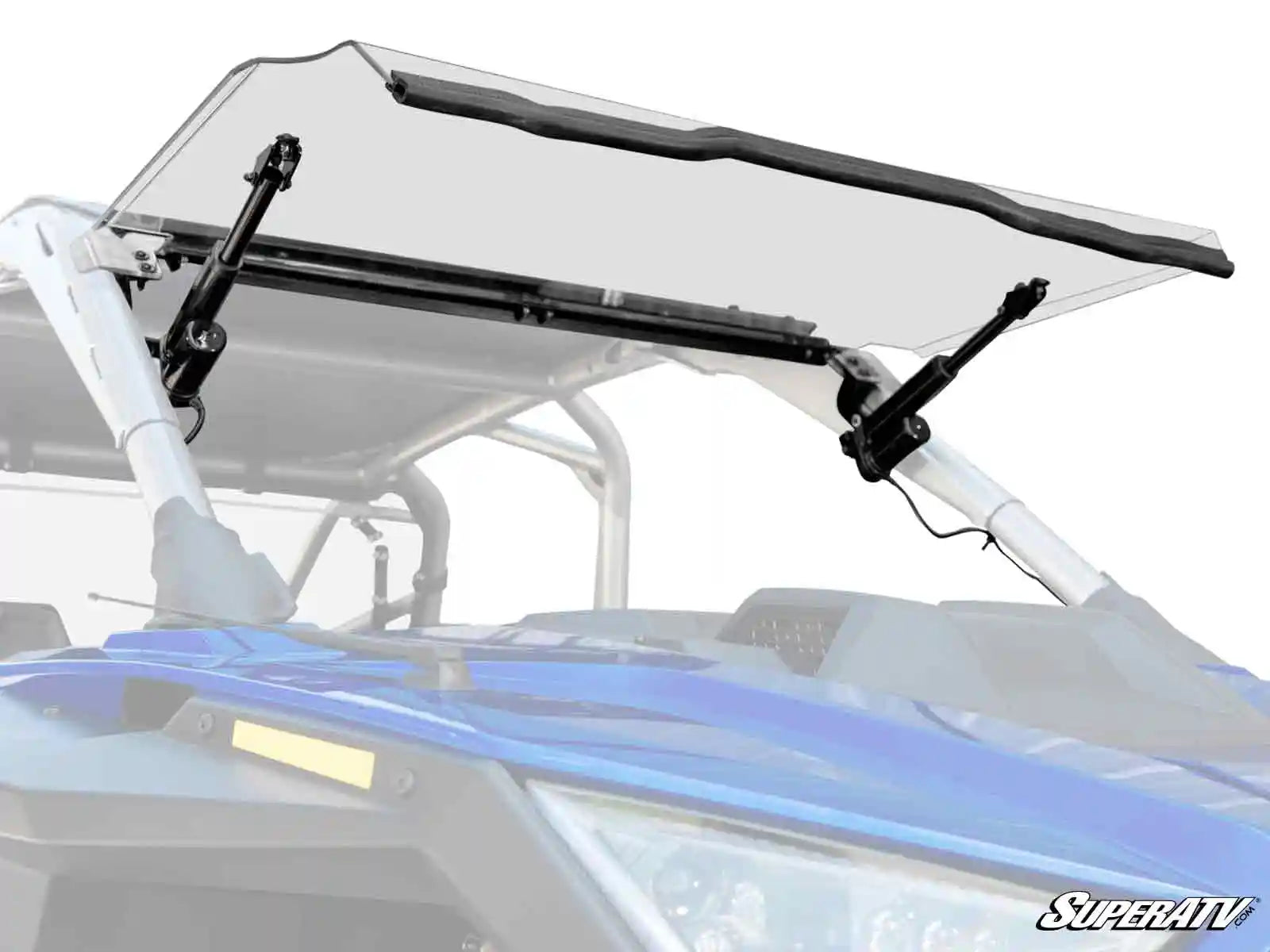 Retractable roof panel on a SuperATV vehicle