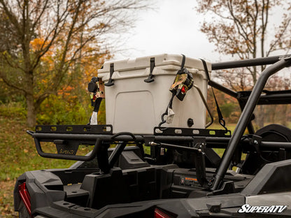 SuperATV Adventure Alpha Rack Spare Tire Cargo Carrier POLARIS RZR XP 1000 / TURBO S 14-23
