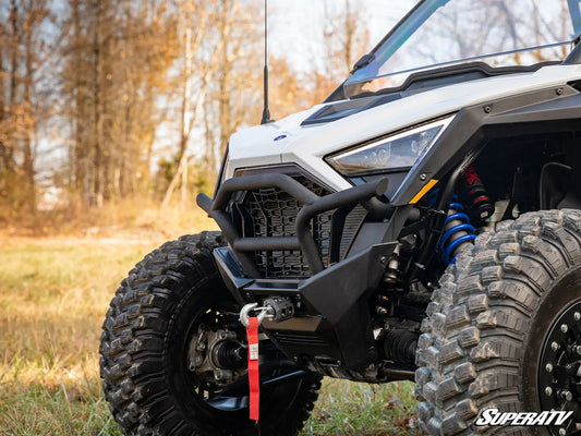 SuperATV 6000 lbs Black Ops Winch Bluetooth W Mounting Plate Polaris Pro XP XP4 2020-24