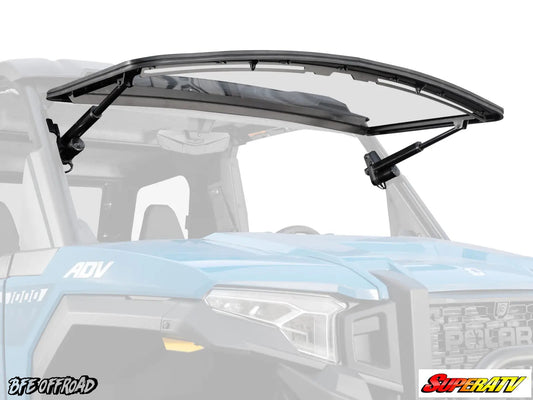 SuperATV MaxDrive Power Assist Flip Windshield POLARIS XPEDITION ADV XP ALL 24+