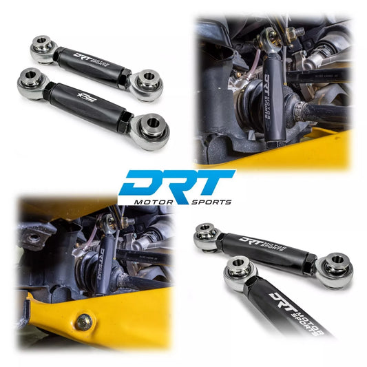 DRT Billet HEX Aluminum FRONT Sway Bar Links CAN AM MAVERICK R X XRS 2024+ Promo Photo