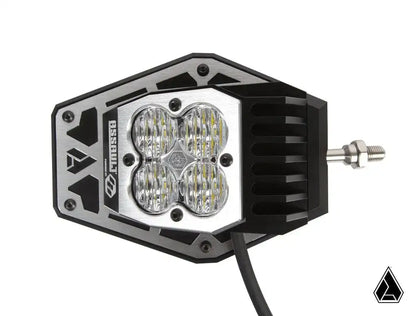 LED light bar with brand logo on a white background