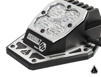 LED light bar with 'Assault Industries' branding on a white background