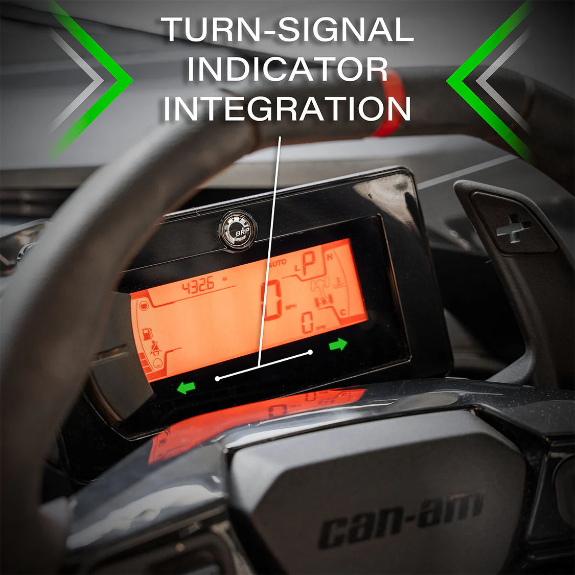 Dash panel with indicator