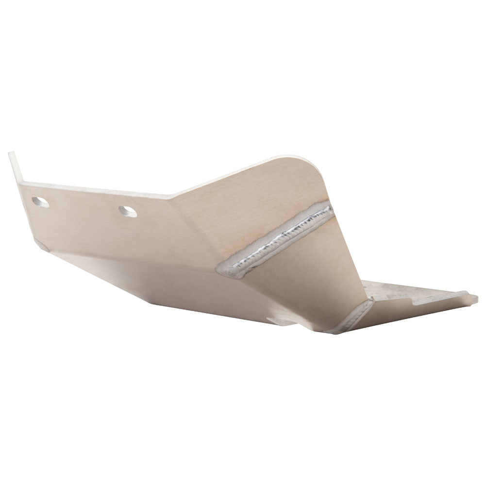  silver skid plate on a white background