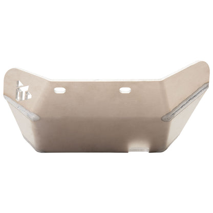 A light beige molded plastic or composite protective guard with pre-drilled mounting holes and textured side panels, shown on a plain white background.