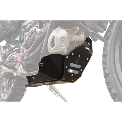 Tusk Quiet Glide Adventure Skid Plate Black w/ Linkage Guard YAMAHA TENERE 700 2022-2025 Mounted