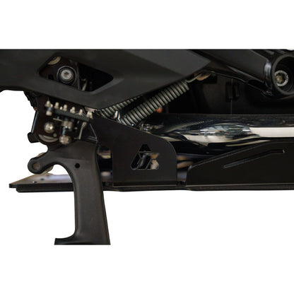 Tusk Quiet Glide Adventure Skid Plate Black FITS: BMW R1300GS R1300 GS 2024-2025 MOUNTED SIDE VIEW