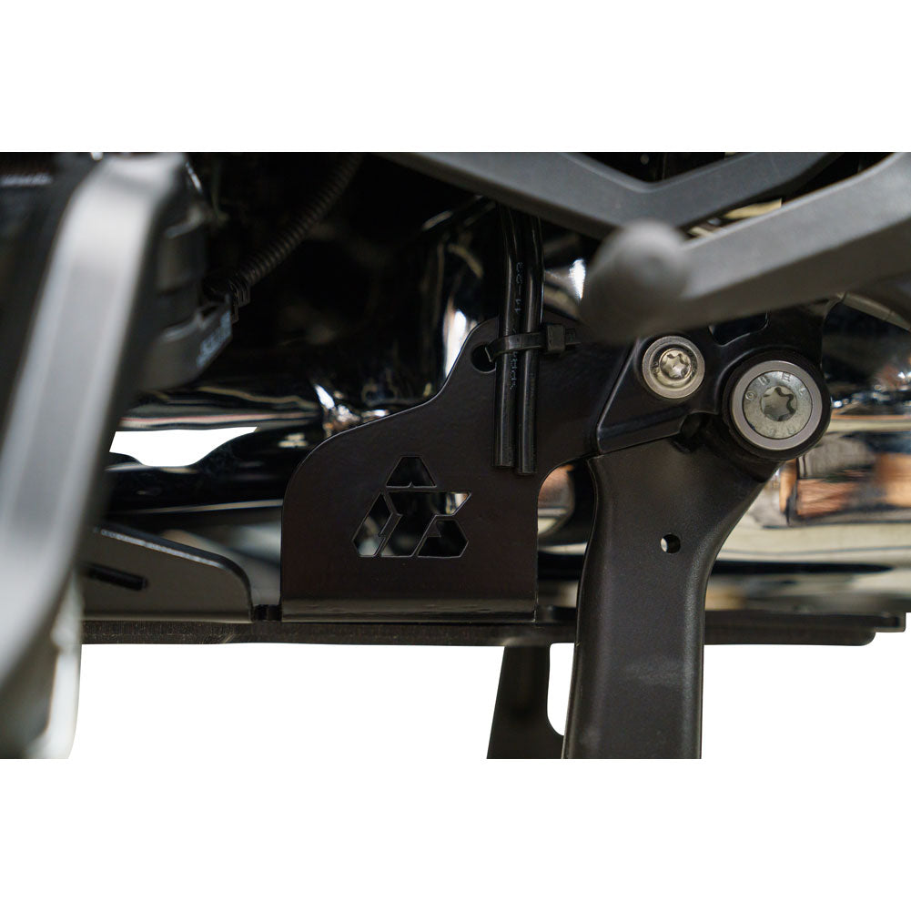 Tusk Quiet Glide Adventure Skid Plate Black FITS: BMW R1300GS R1300 GS 2024-2025 MOUNTING BRACKET