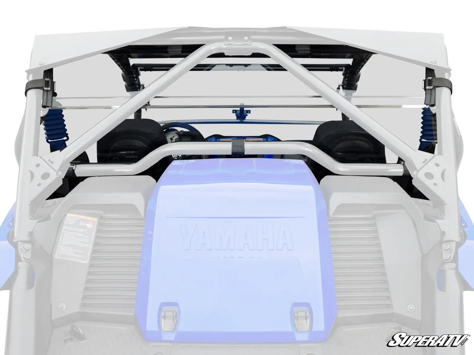 SuperATV Rear Window Windshield for Yamaha YXZ1000R YXZ 1000 All Models 2019+ B/W