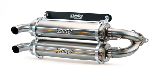 Trinity Racing Stainless Steel RZR TURBO S SLIP ON