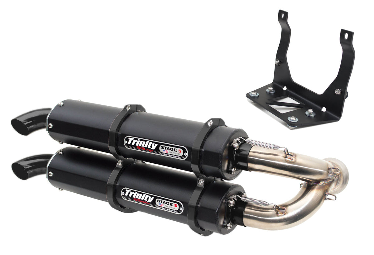 Trinity Racing Exhaust Tips Trinity Racing MAVERICK X3 SLIP ON EXHAUST – BFE Offroad